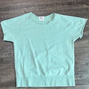 Champion x Todd Snyder Mint Green Short Sleeve Sweatshirt